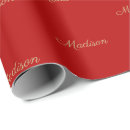 Search for crimson wrapping paper Birthday