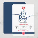 Search for anchor baby boy shower invitations Red