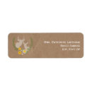 Search for buck and doe return address labels Rustic