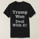 Search for trump won tshirts Republican