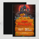 Search for castle at night invitations Scary