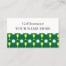 Search for golfers business cards Teacher
