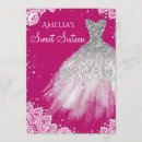 Search for white diamond birthday invitations Dress