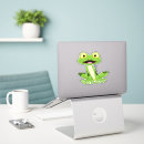Search for cartoon frogs stickers Green