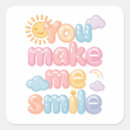 Search for you make me happy stickers Cute