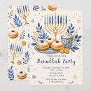 Search for menorah invitations Hanukkah party