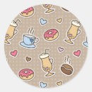 Search for brown pattern stickers Coffee