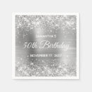 Search for silver napkins Glitter