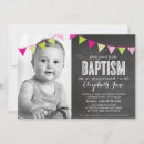 Search for chalkboard christening invitations Modern