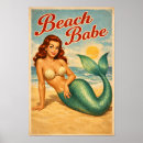 Search for beach babe posters Vintage