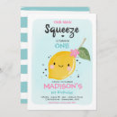 Search for citrus birthday invitations Lemon birthday party