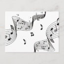 Search for clef notes postcards Black and white
