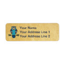 Search for blue owl return address labels Birds