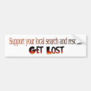 Search for lost bumper stickers Get