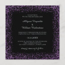 Search for purple bling invitations Modern