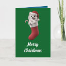 Search for samoyed christmas cards Santa