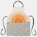 Search for abstract sunset aprons Illustration