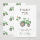 Search for tractor thank you cards Tractor baby shower