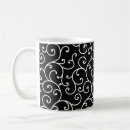 Search for black scroll mugs Pattern