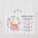 Search for reindeer birthday invitations Rustic