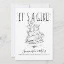 Search for its a girl birth announcement cards Whimsical