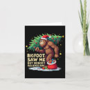 Search for bigfoot christmas cards Winter