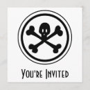 Search for skeleton square invitations Black