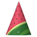 Search for watermelon paper party hats Green