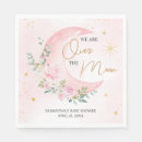Search for moon and stars napkins Gold