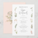 Search for greenery hen party invitations For her