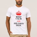 Search for calm tshirts Crown