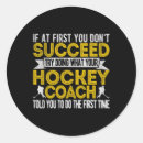 Search for hockey team stickers Coach
