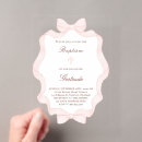 Search for ribbon christening invitations Watercolor