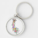 Search for giraffe rounded key rings Floral