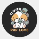 Search for clovers stickers St patrick day