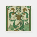 Search for st patricks day napkins Green and gold