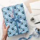 Search for paws wrapping paper Black and white