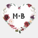 Search for romantic red roses stickers Botanical