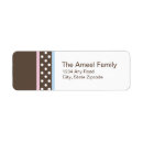 Search for blue brown return address labels Boy