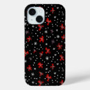 Search for winter patterns iphone cases Red