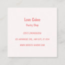 Search for home bakery business cards Made with love