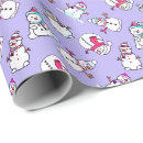 Search for purple snowman wrapping paper Pattern