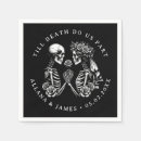 Search for gothic decor napkins Till death