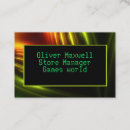 Search for space alien business cards Colourful