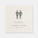 Search for gay wedding napkins Simple