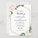 Search for geometric bridal shower invitations Rose gold