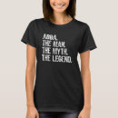 Search for the man myth legend womens tshirts Abba