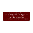 Search for happy return address labels Xmas