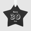 Search for 30th birthday christmas tree decorations Thirty