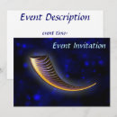Search for fractals in invitations Blue